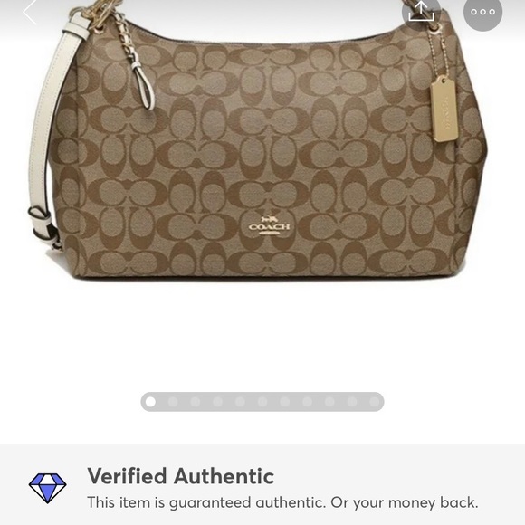 Coach NEW leather “Mia” shoulder bag/satchel - Picture 12 of 13